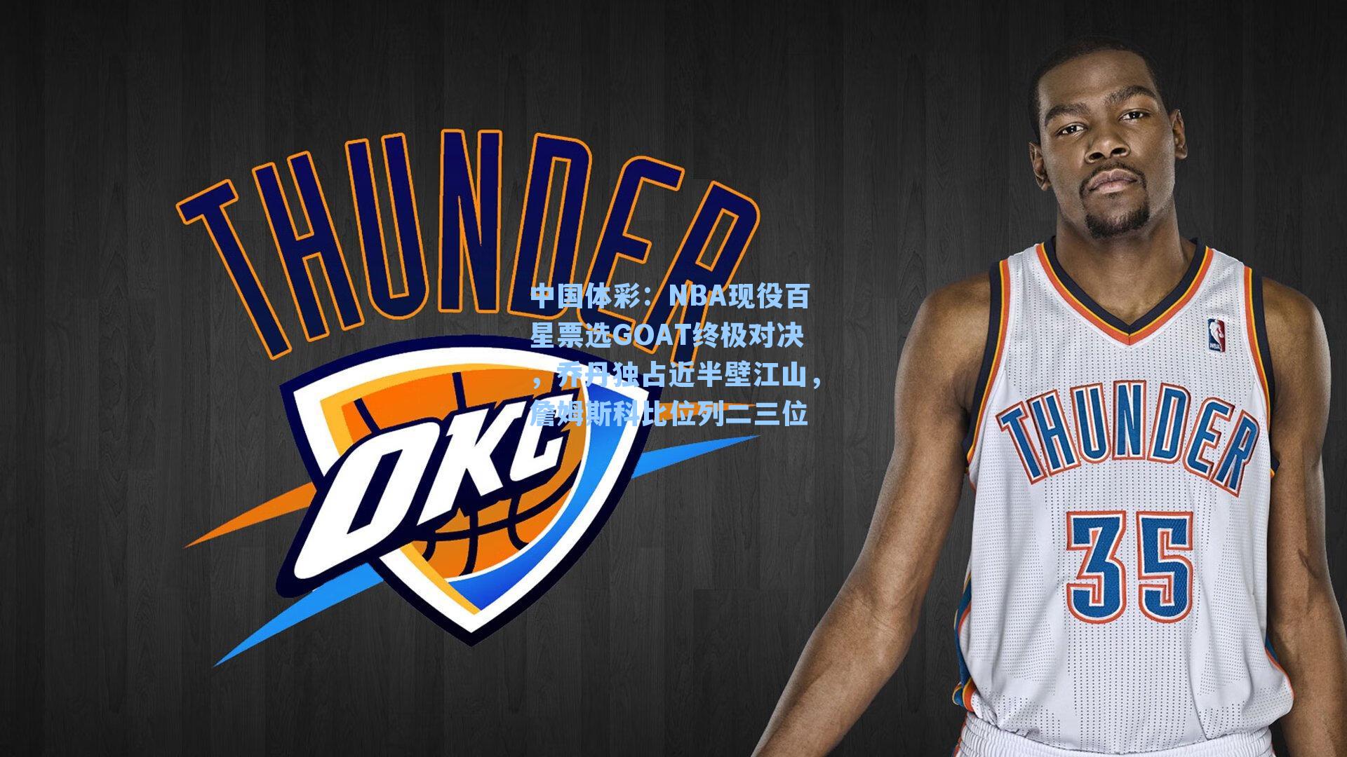 NBA现役百星票选GOAT终极对决，乔丹独占近半壁江山，詹姆斯科比位列二三位